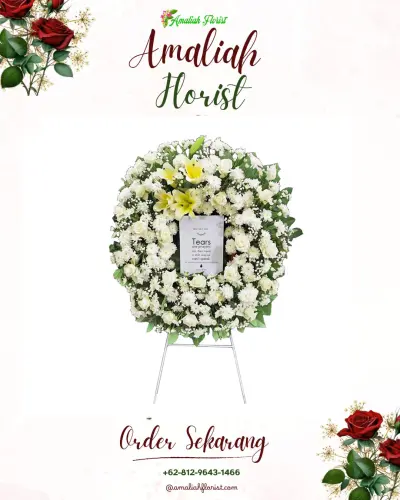 Krans Bunga Duka Cita di Somokaton