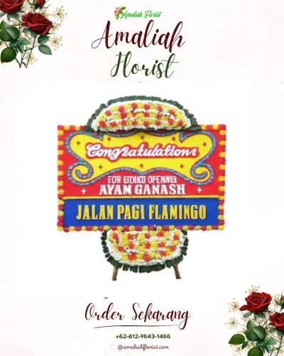 Bunga Papan Congratulation di Somokaton